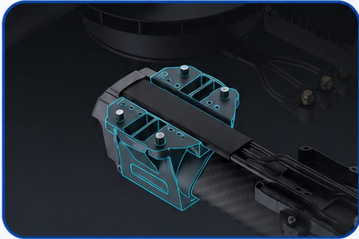 Injection-molded motor base assembly